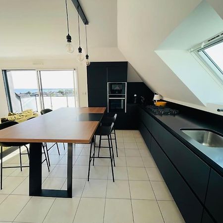 Appartement Lumineux Et Spacieux, Terrasse Et Parking Prive Concarneau Buitenkant foto