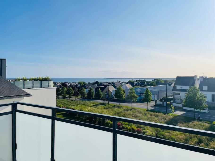 Appartement Lumineux Et Spacieux, Terrasse Et Parking Prive Concarneau Buitenkant foto