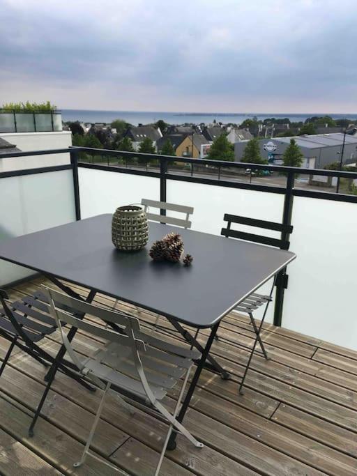 Appartement Lumineux Et Spacieux, Terrasse Et Parking Prive Concarneau Buitenkant foto