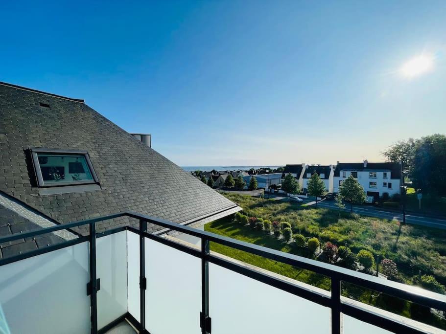 Appartement Lumineux Et Spacieux, Terrasse Et Parking Prive Concarneau Buitenkant foto